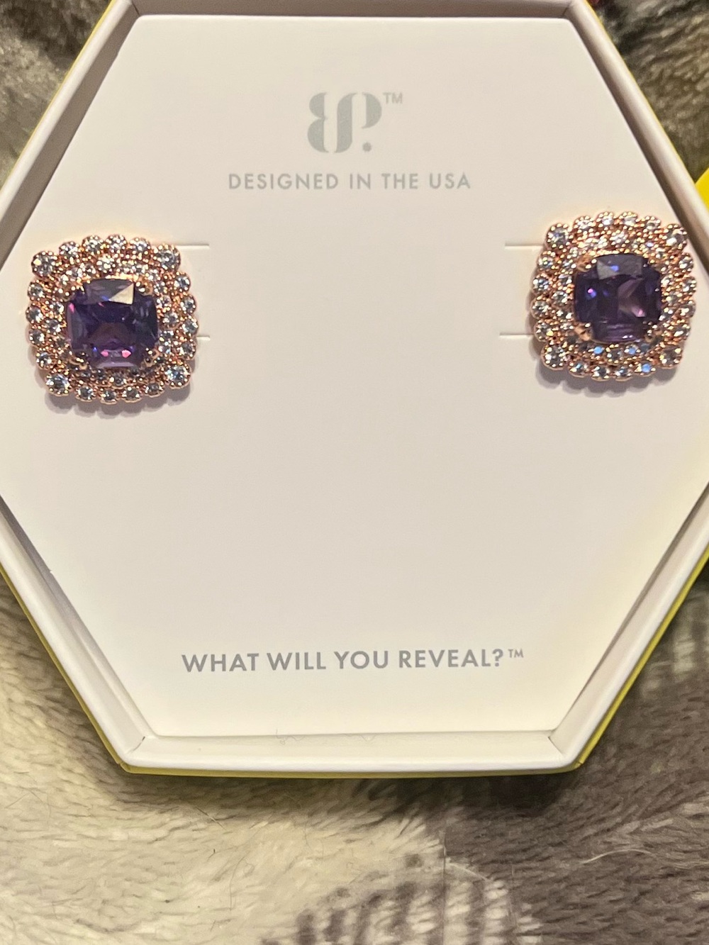 Bomb Party Rose Gold Stud Earrings
